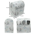 thumbnail image 4 of Mermaid Stand Mixer Cover, Sea Horse Sleigh in the Fantasy Sky Clouds and Moon, Kitchen Appliance Organizer Bag Cover with Pockets, 5 Quarts, Blue Pale Pink, by Ambesonne, 4 of 4