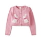 thumbnail image 1 of Jersey tipo cárdigan Gymboree con cinta rosa con forma de conejo para niños pequeños de 12 m, 1 of 2