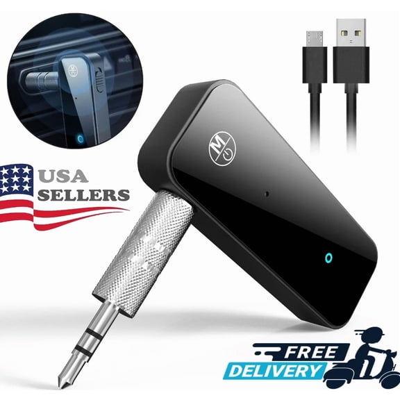 Usb Wireless Bluetooth 5.0 Transmitter Receiver For Car Music Audio Aux Adapter