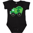 thumbnail image 3 of Inktastic St Patricks Day Irish Clover Dump Truck Childs Boys Baby Bodysuit, 3 of 5