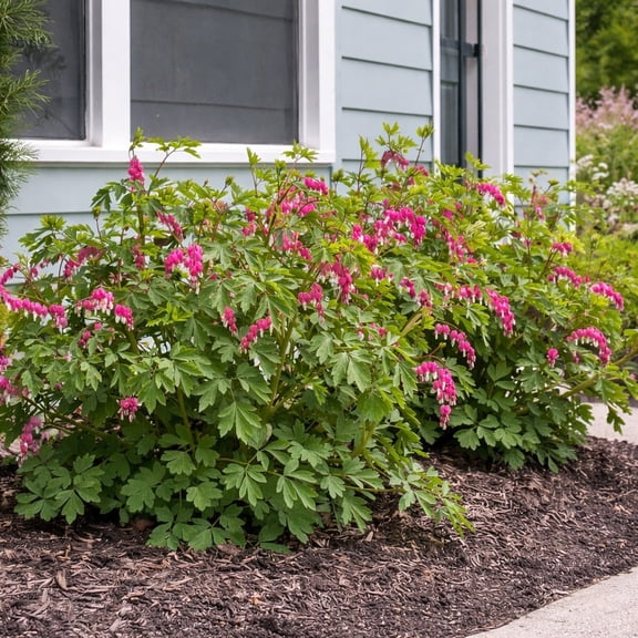 Pink Bleeding Hearts Flower - 2 Bare Roots - Attracts Butterflies, Bees & Hummingbirds-Spring Garden Perennial