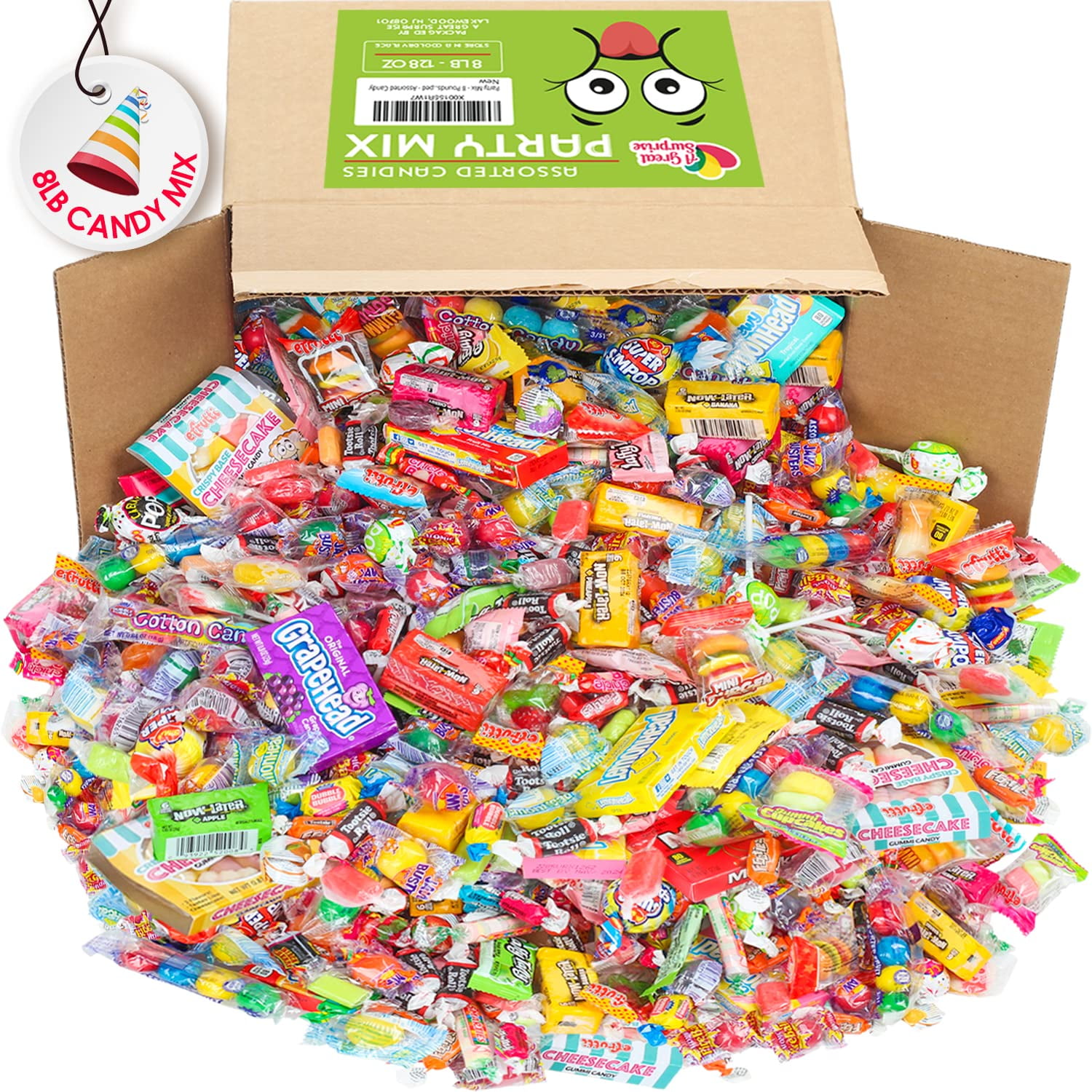 BULK Party Mix 8 Pounds Candy Bulk Variety Parade Candies