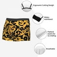 thumbnail image 7 of Novelty Baroque Floral Pattern Boxers Shorts Panties Men's Underpants Stretch European Rococo Style Briefs Underwear, 7 of 7