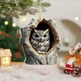 thumbnail image 5 of Animals Ornaments, Spring Winter Animals Ornaments, Owl Forest Animal Decoration for Animal Lovers, Animal Christmas Tree Charm, Ornaments, Best Gifts for Family Friends-Rearview Backpack, 5 of 5