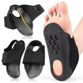 thumbnail image 6 of 1 Pair Arch Support Sleeve Cushioned Soft Elastic Gel Pad Fabric Arch Sock For Flat Foot Pain Relief Plantar Fasciitis Heel, 6 of 9