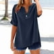 thumbnail image 1 of mfyjkho Tops Para Mujer, Camisetas Sueltas De Verano Con Cuello Redondo Y Manga Corta Para Mujer Tops De Gimnasio Para Mujer M, 1 of 4