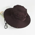 thumbnail image 5 of Sun Hat for Men/Women, Wide Brim Bucket Hat Foldable Boonie Hat for Fishing Hiking Garden Safari Beach, 5 of 9