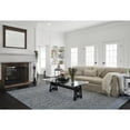 thumbnail image 4 of Momeni Mallorca Hand Hooked Wool Geometric Denim Area Rug 2' X 8' Runner, 4 of 10