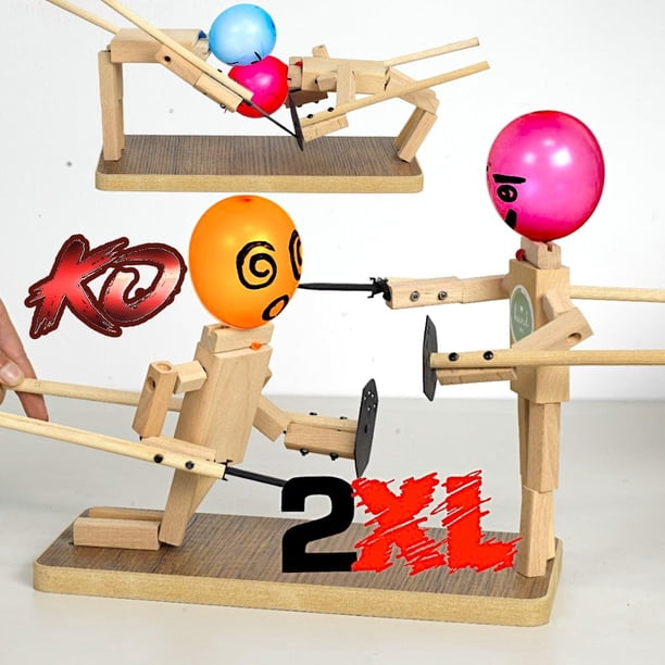 Toy Balloon Bamboo Man Battle Game Rezimet con 200 globos