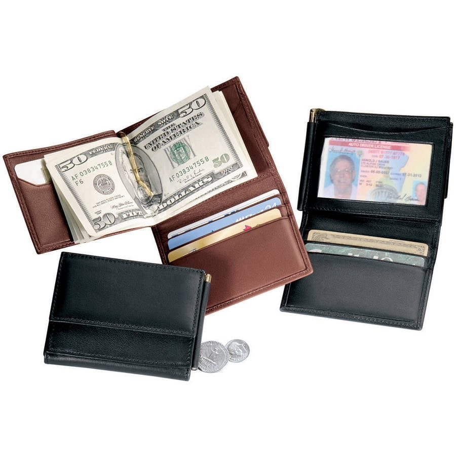 Royce Leather - Men&#39;s Money Clip Bifold Wallet in Genuine Leather - 0 - 0