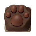 thumbnail image 2 of Teclado mecánico de silicona con forma de pata de gato para Cherry, accesorios profesionales marrón, 2 of 9
