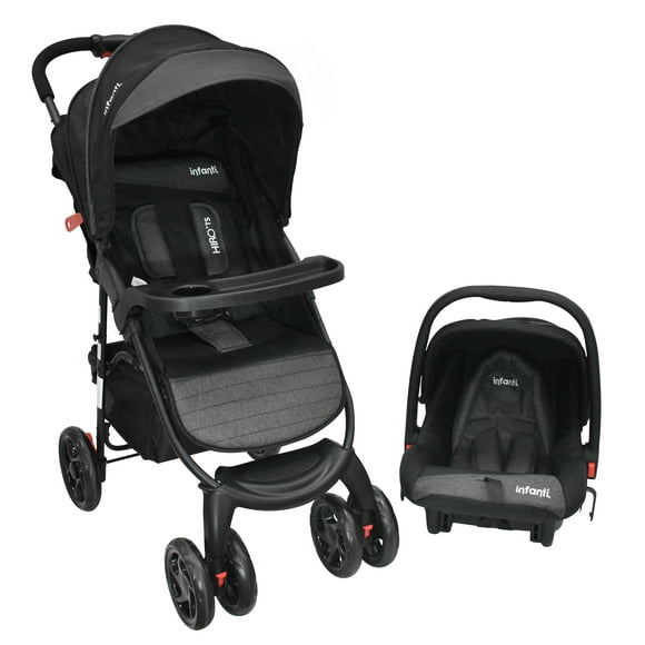 Carriola Para Bebé Tipo Sistema De Viaje Infanti Hiro Negra 233HC22BLK