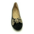 thumbnail image 3 of Elegant Women woven ballet flats with a chic gold bow accent. Lightweight, comfy, and versatile—perfect for work, casual outings, or evenings, blending timeless style with modern charm., 3 of 4
