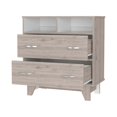 thumbnail image 5 of FM FURNITURE Portobelo Two Drawer Dresser, Two Shelves, Superior Top, Four Legs, 5 of 6