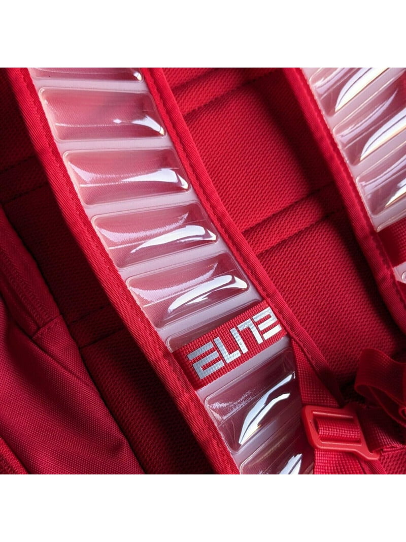 Nike, Elite Pro Basketball Backpack, Red, ventilated shoe