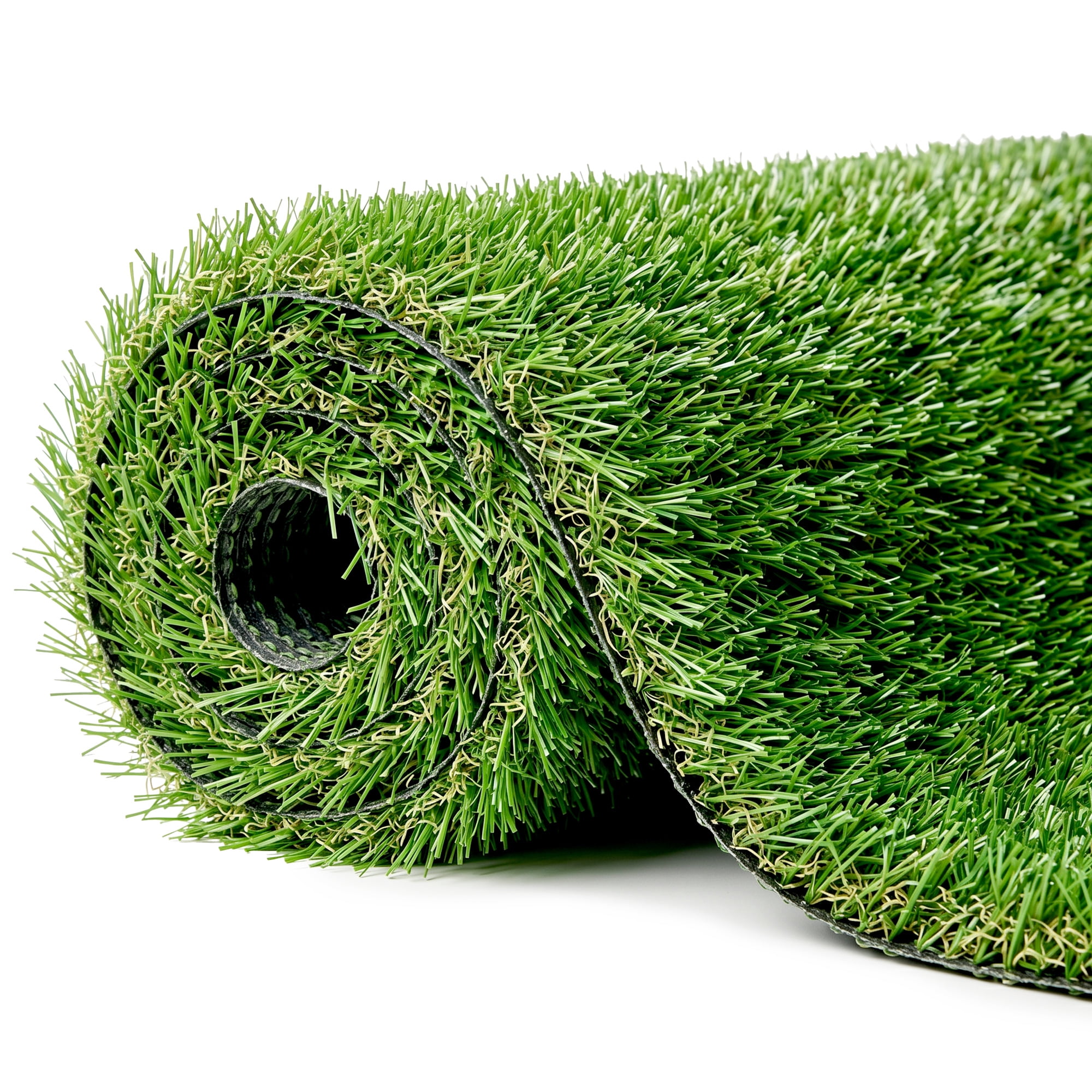 Artificial Grass Turf, Green, 10' x 3', Easy-Clean Indoor Outdoor Rug with Drainage Holes