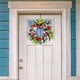 thumbnail image 4 of Christmas Wreath Rattan Christmas Decoration Wreath Door Hanging Hotel Scene, 4 of 6