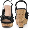thumbnail image 2 of Sandalias de Plataforma Perphy Negro 41 para Mujer, 2 of 5