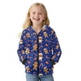 thumbnail image 4 of Xoenoiee Christmas Cookies Candy Print Zip Up Hoodies for Teen Girls Boys Long Sleeve Hooded Sweatshirt with Pocket Long Sleeve Jacket Coat Tunic Tops Comfy Jumper Outwear, 14-16 Years, 4 of 7