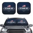 thumbnail image 2 of Cauagu Happy Veterans Day Cauagu {designName} Print Foldable Car Windshield Sun Shade | Front Windshield Shade for Sun | Fits Small Sedans, Mini SUVs, Hatchbacks-Large, 2 of 6