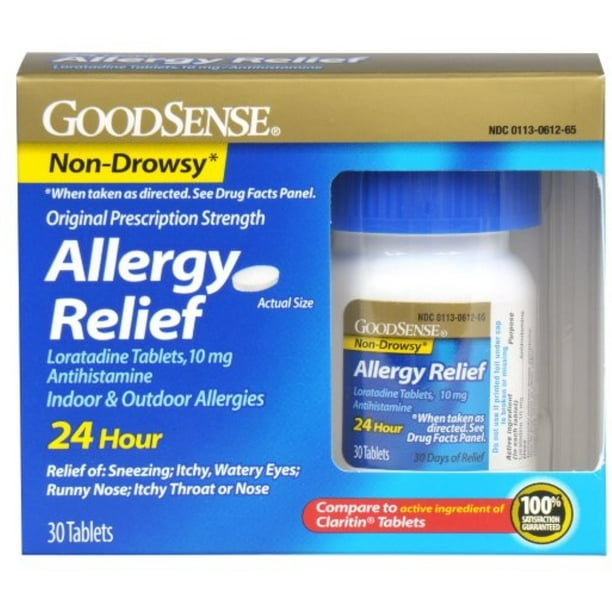 Good Sense Allergy Relief Loratadine Tablets, 10 mg 30 ea