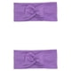 thumbnail image 2 of Sonducket Diadema de ganchillo Banda para la cabeza deportiva floral para deportes Morado claro Púrpura claro 2Conjunto, 2 of 6