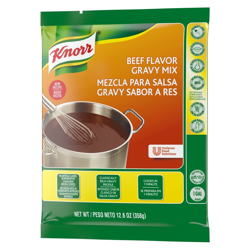 (Price/Case)Knorr Beef Flavor Gravy Mix 12.6 Ounce Pack 6 Per Case