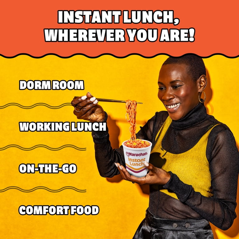 Maruchan Instant Lunch Ramen Noodles, Flamin' Hot® Flavored