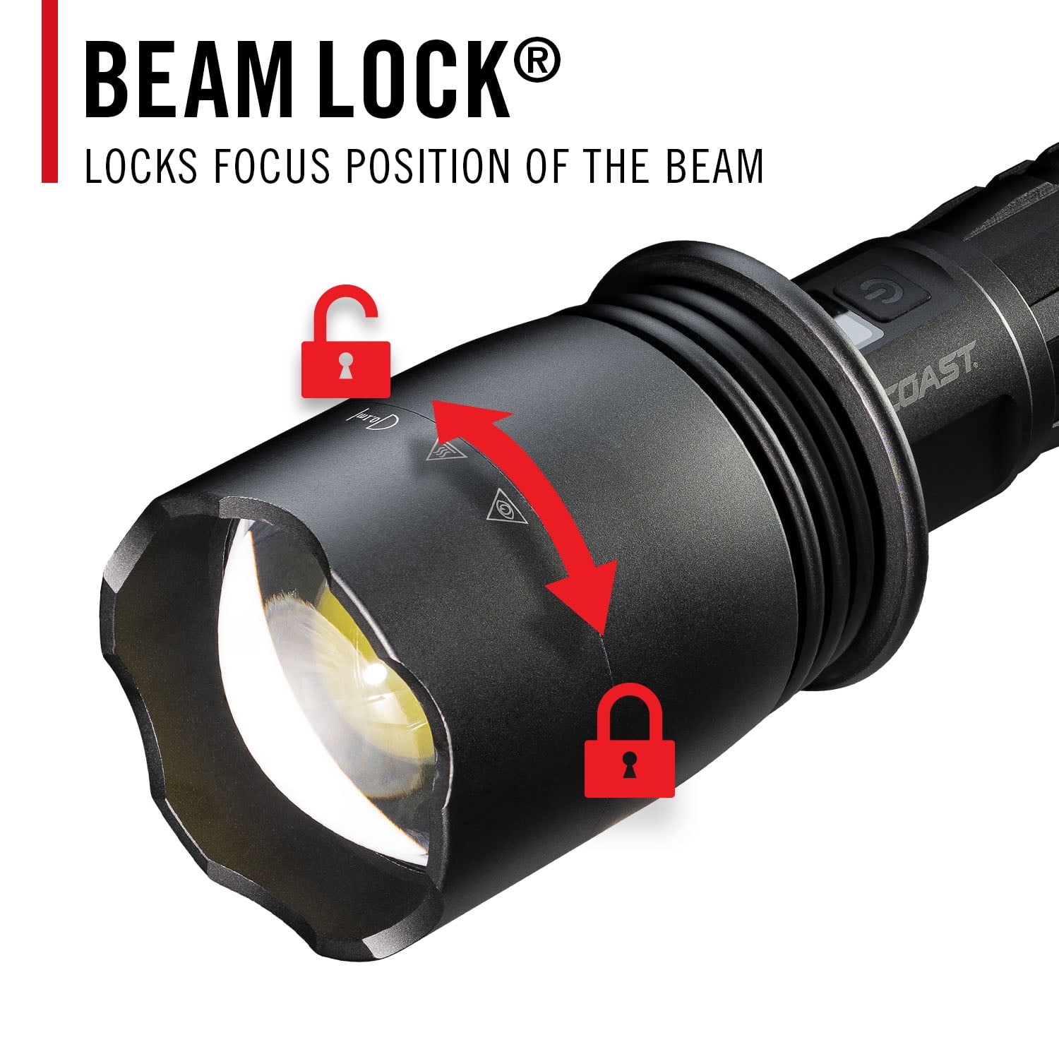 COAST XP80R 15000 Lumen Rechargeable Dual-Power LED Flashlight