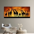 thumbnail image 4 of Cuadros Decorativos Jirafas al atardecer pintura al óleo por números Kits DIY cuadro de pared artesanía decoración del hogar Ehuebsd Nuevos Originales, 4 of 9