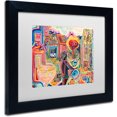 thumbnail image 2 of Trademark Fine Art "The Cow Sees Everything" Canvas Art by Josh Byer, White Matte, Black Frame, 2 of 4