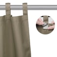 thumbnail image 2 of LAGarden 54"x108" Outdoor Privacy Curtain Panel Tab Top UV30+ Patio Lanai Pergola 3 Piece, 2 of 9