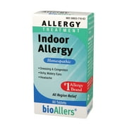 bioAllers Allergy Homeopathic Treatment for Sneezing & Congestion, Itchy Eyes & Headache Relief | 60 Tablets