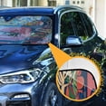 thumbnail image 3 of Yayeee Car Windshield Sun Shade Universal Fit Front Visor Protector, Art Cat, 3 of 8