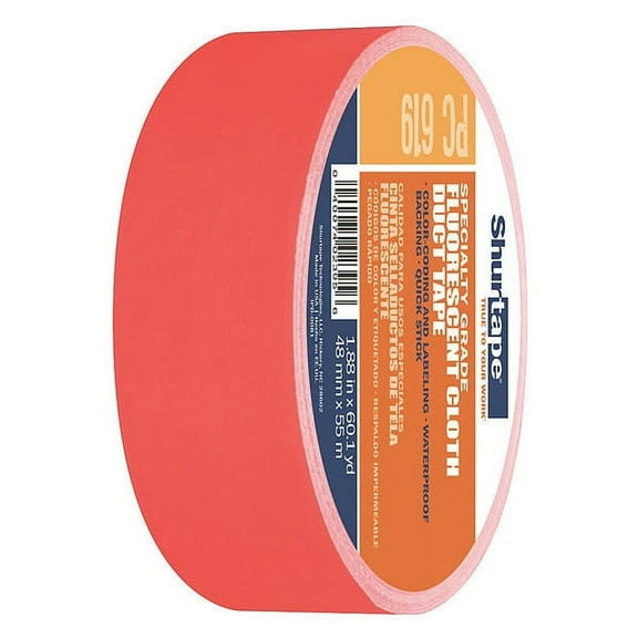 Shurtape DuctTape,Orange,60-1/8ydL,1-7/8inW 105451
