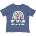 thumbnail image 3 of Inktastic My Mamaw Loves Me Girls Retro Rainbow Girls Toddler T-Shirt, 3 of 5