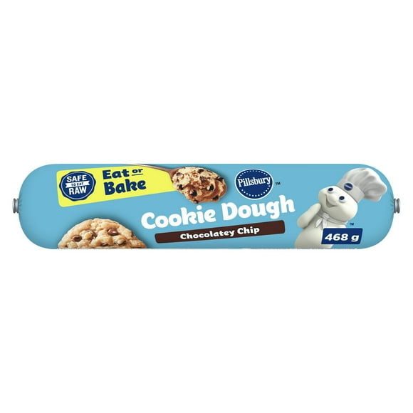 Pillsbury Chocolate Chip Cookie Dough, Ready to Bake, 468 g, 468 g