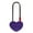 Purple 1, variant on Love Lock Heart Padlock,Fashion Heart Lock Wishing Padlock for Wedding,Valentines,Anniversary(NO Key)