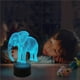 thumbnail image 2 of Elefante Luz De Noche Para Niños Ilusión Óptica 3D Elefante Luz 7 Cambio De Color Lámpara De Noche Con Interruptor Táctil Lámpara De Noche Regalos De Cumpleaños matsuzay HA025323-01, 2 of 7