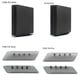 thumbnail image 4 of Soporte de soporte de soporte vertical para PS4 Slim/Pro 2 en 1 Sweethay EL009416-00, 4 of 4