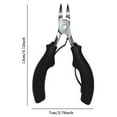 thumbnail image 2 of Nail Manicure Tools Stainless Steel Toenail Trimmer Cuticle Nipper Set, 2 of 6