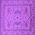 thumbnail image 1 of Ahgly Company Indoor Square Oriental Purple Industrial Area Rugs, 8' Square, 1 of 4