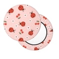 thumbnail image 7 of Cauagu Ladybug With Flower Print Round Stool Covers,Seat Cushion for Round Bar Stool Chair Seat Cover for Bar Round Chair Fits for 12/13/14in Bar Stool Cushion, 7 of 7