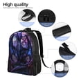 thumbnail image 3 of Lafuoo Fantasy Dragon In Cathedral Pattern Single-sided Backpack, Waterproof with Computer Compartment, Suitable for Business, Travel, Sports-One Size, 3 of 6