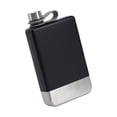 thumbnail image 4 of Mini Petaca, Alcohol Whisky Licor Licor Contenedor Drinkware Fsk para mochilero Camping Senderismo Picnic Regalos , negro Sunnimix mini petaca, 4 of 8