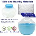 thumbnail image 2 of Storage Body Powder Container, Large 3.5" Fluffy Body After-bath Powder Case, Body Villus Powder Puff Box, Makeup Cosmetic Talcum Powder Container, 2 of 4