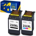 thumbnail image 2 of Toner Kingdom 2PK PG-210XL CL-211XL Ink Cartridges – Reman For Canon PIXMA MP240 MP270 IP2702 2 of 2