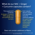 thumbnail image 3 of Blueprint Bryan Johnson NAC Supplement - Promotes Stress Relief, Immune System Function, Respiratory Health - Includes N-Acetyl-L-Cysteine, Ginger, Curcuminoids - Detoxifying - Vegan (30 Servings), 3 of 5