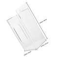 thumbnail image 2 of FOMIYES 2Ud Caja Dispensadora Acrílica Transparente Para Guantes Con Doble Compartimento Sin Instalación Con Taladro, 2 of 8
