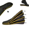 thumbnail image 2 of fastboy Semelles de Hauteur Élastiques Confort Talon Plus Grand Inserts Rehausseurs pour Hommes 2 cm Noir 5 cm, 2 of 6